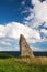 Millennium menhir on the hill