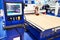 Milling and engraving CNC center for furniture in factory