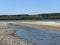 Millions of dead river shells on the banks of the Danube near Vukovar during the historic summer drought, Vukovar - Croatia