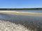 Millions of dead river shells on the banks of the Danube near Vukovar during the historic summer drought, Vukovar - Croatia