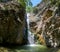 The Millomeris waterfall. Platres, Cyprus