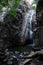 Millomeris waterfall view in Platres region, Cyprus