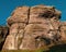 Millstone Grit Sandstone Rock Formation