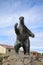 Milodon Statue welcomes Visitors to the town of Puerto Natales. Chile