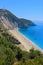 Milos beach on the Ionian island of Lefkada