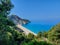 Milos beach on Lefkada island, Greece.