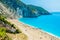 Milos beach on Lefkada island, Greece.