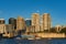 Milsons Point and Lavender bay with yachts. Sydney, Australia