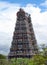 Minakshi hindu temple tower