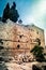 Minaret of the Al-Aqsa Mosque. Southern Wall of Temple Mount in Jerusalem, Israel