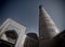 Minaret in ancient city of Khiva