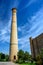 Minaret as a part of Hazrat Imam Ensemble in the center of Tashkent city