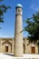 Minaret at Dorut Tilavat complex in Shahrisabz, Uzbekistan