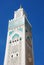 The minaret at Hassan II Mosque