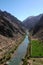 The Minaret of Jam, a UNESCO site in central Afghanistan. View of the Harirud river from the top.