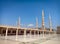 Minaret in madinah munawwara mosque in ksa