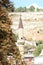 Minaret of a mosque in Bakhchysaray. Crimea.