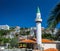 Minaret of the mosque in Ulcinj downtown