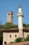 Minaret And Ottoman Clock Tower In Ulcinj, Montenegro