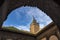 The minaret view and Inside interior of The Madrasa Bou Inania