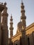 Minarets in the Cairo capital city, Cairo Egypt