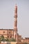 Minarets of Islamic mosques from the `Lamab` and `Rimila` neighborhoods in Khartoum, Sudan in the neighborhoods inhabited by middl