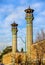 Minarets of Shahid Motahari mosque in Tehran