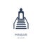 Minbar icon. Trendy flat vector Minbar icon on white background