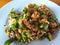 Minced Catfish Spicy Salad with Herbs