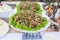 Minced Catfish Spicy Salad with Herbs