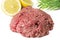 Minced horse meat