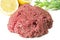 Minced horse meat