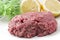 Minced horse meat
