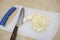 Minced and Peeled clove of garlic