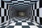 mind-bending optical illusion with infinity effect, featuring never-ending hallway