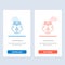 Mind, Reading, Programming, Man  Blue and Red Download and Buy Now web Widget Card Template