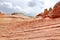 Mindblowing shapes and colors of moonlike sandstone formations in White Pocket, Arizona, USA