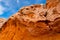 Mindblowing shapes and colors of moonlike sandstone formations in White Pocket, Arizona, USA