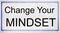 Mindset Opposite Positivity Negativity Thinking Concept