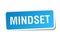 mindset sticker on white