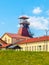 Mine shaft tower of Wieliczka salt mines, Poland