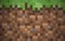 Minecraft game pixel art geometric wallpaper banner background .