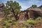 Miner Cabin at Abandoned Radium Mine in Utah