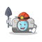 Miner camera caharacter cartoon design