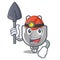 Miner isolated power plug in the mascot