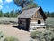 Miner\'s Cabin, the \'Pygmy Cabin\', Holcomb Valley, Big Bear, CA