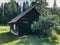 A miner`s log cabin in Cottonwood house.