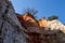 Mineral provencal landscape with rocks offering many colors