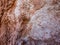 Mineral provencal landscape with rocks offering many colors