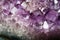 Mineral purple Amethyst crystal quartz texture